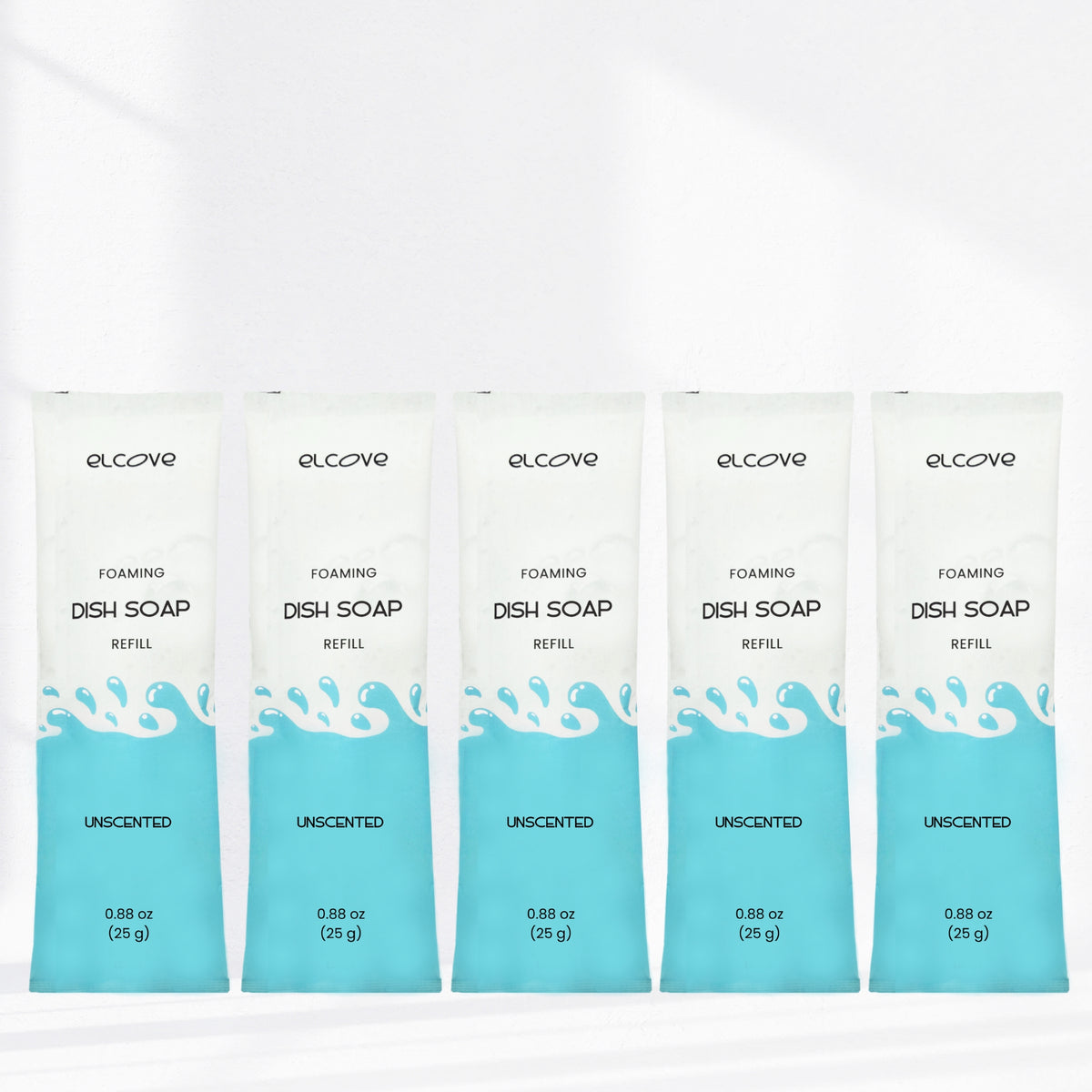 Foaming Dish Soap Refills (Sets of 5,10 or 15 Refills) - Unscented