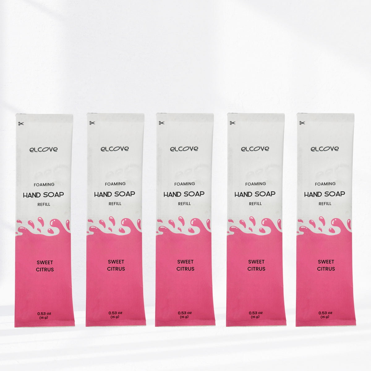 Foaming Hand Soap Refills (Set of 5, 10 or 15 refills) - Sweet Citrus