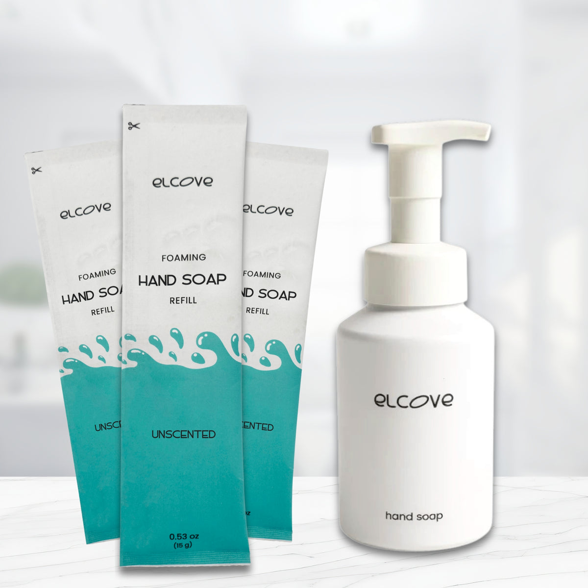 Foaming Hand Soap Starter Set - Unscented